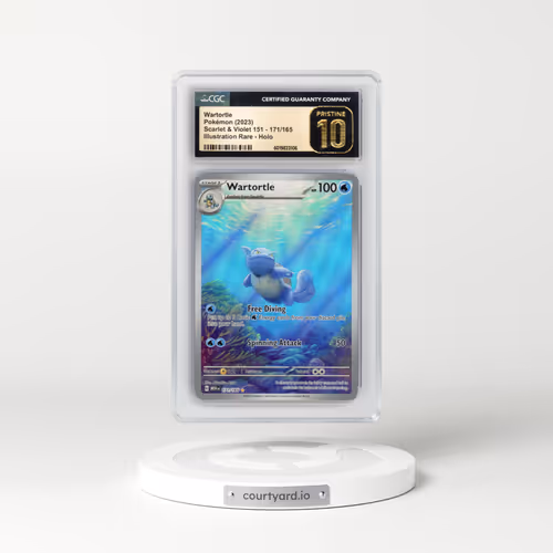 2023 Scarlet & Violet 151 - MEW EN #171/165 Wartortle - Illustration Rare (CGC 10 PRISTINE)
