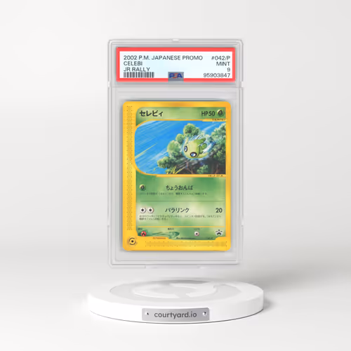 2002 Pokémon Promo Jr Rally #042/P Celebi (PSA 9 MINT)