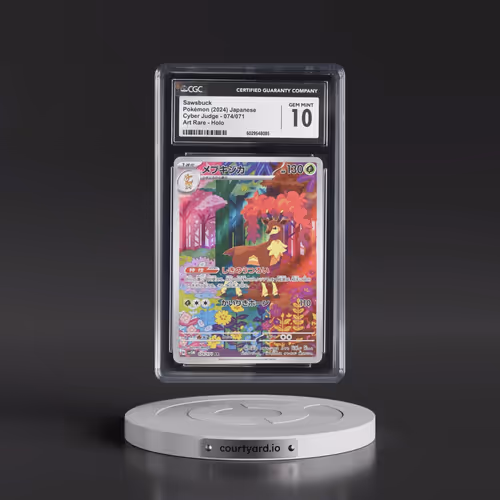 2024 Pokémon Sv5m-Cyber Judge #074 Sawsbuck - Art Rare (CGC 10 GEM MINT)