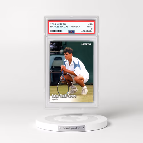 2003 Netpro #70 Rafael Nadal-Parera (PSA 9 MINT)