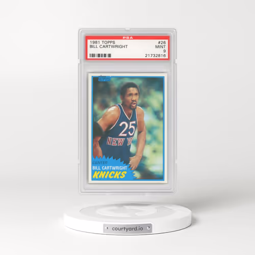 1981 Topps #26 Bill Cartwright (PSA 9 MINT)