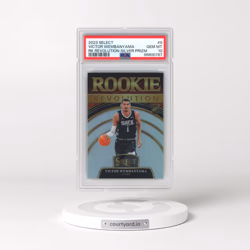 2023 Panini Select Rookie Revolution #9 Victor Wembanyama - Silver Prizm (PSA 10 GEM MINT)