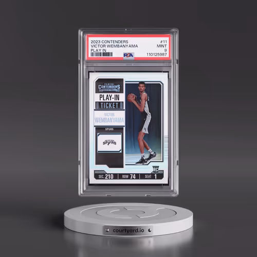 2023 Panini Contenders #11 Victor Wembanyama - Play in (PSA 9 MINT)