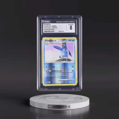 2009 Platinum #59/127 Prinplup - Reverse Holo (CGC 8 NM-MT)