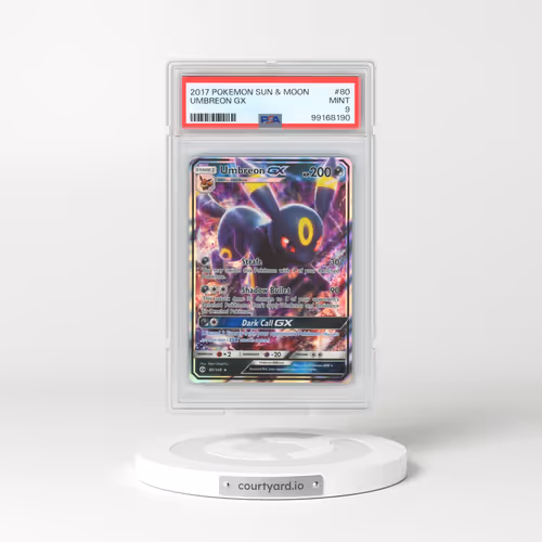 2017 Pokémon Sun & Moon #80 Umbreon GX - Holo (PSA 9 MINT)