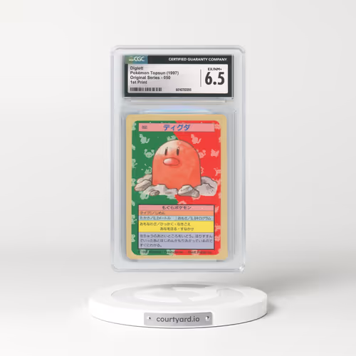 1997 (Only One Pokémon) Original Series #050 Diglett - (Blue Back) 1st Print (CGC 6.5 EX-NM+)