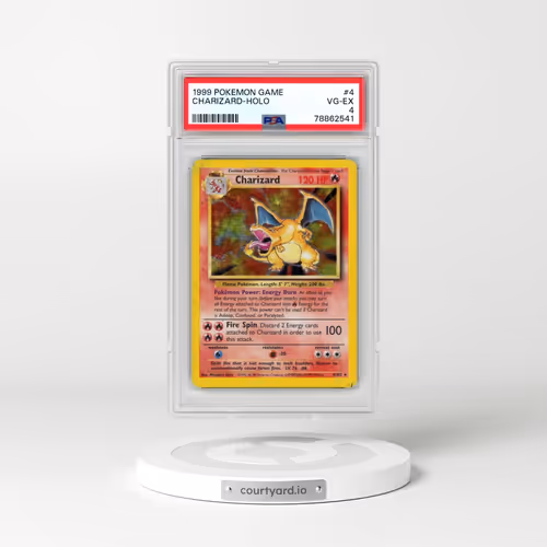 1999 Pokémon Game #4 Charizard - Holo (PSA 4 VG-EX)