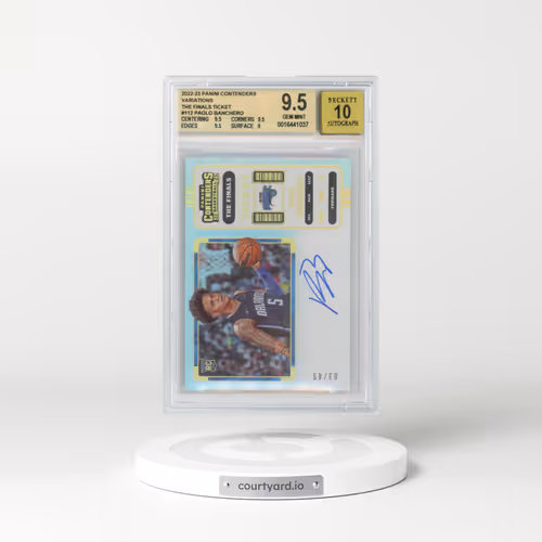2022 Panini Contenders Variations The Finals Ticket #112 Paolo Banchero (BGS 9.5 GEM MINT)