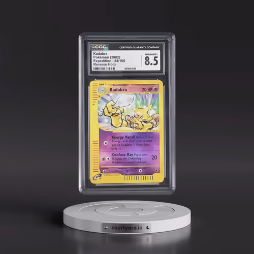 2002 Expedition #84/165 Kadabra - Reverse Holo (CGC 8.5 NM-MT+)