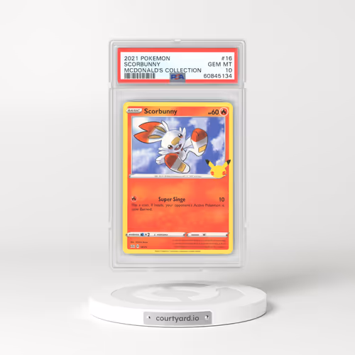 2021 McDonald's Collection #16 Scorbunny (PSA 10 GEM MINT)