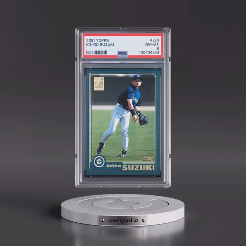 2001 Topps #726 Ichiro Suzuki (PSA 8 NM-MT)
