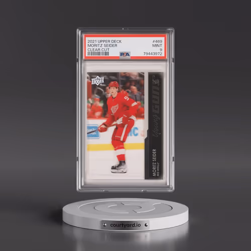 2021-2022 Upper Deck #469 Moritz Seider - Clear Cut (PSA 9 MINT)