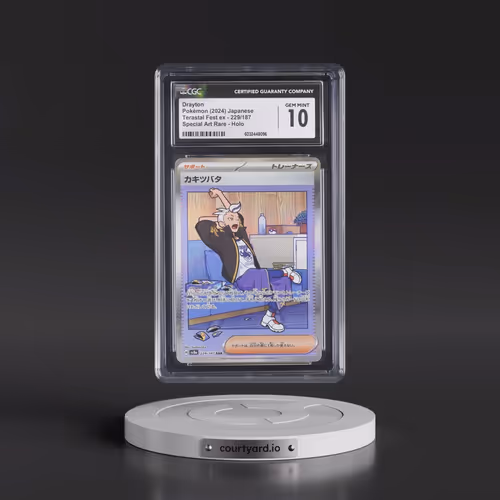 2024 High Class Pack: Terastal Fest ex - sv8a #229/187 Drayton - Special Art Rare Holo (CGC 10 GEM M