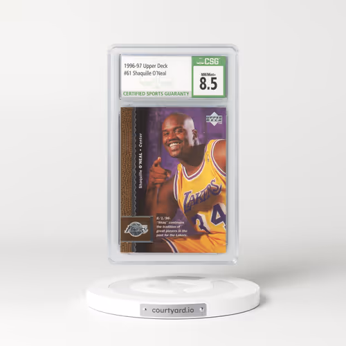 1996 Upper Deck #61 Shaquille O'Neal (CSG 8.5 NM-MT+)