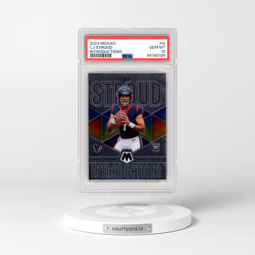 2023 Panini Mosaic Introductions #I2 CJ Stroud (PSA 10 GEM MINT)