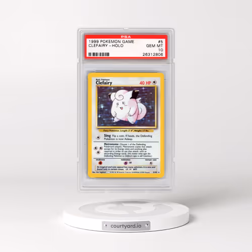 1999 Pokémon Game #5 Clefairy - Holo (PSA 10 GEM MINT)