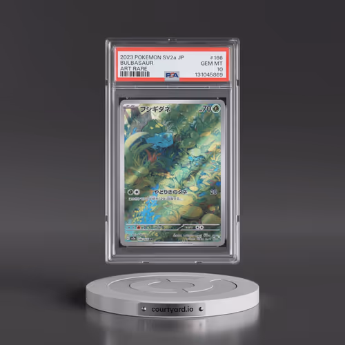 2023 Pokémon Sv2a-Pokémon 151 #166 Bulbasaur - Art Rare (PSA 10 GEM MINT)