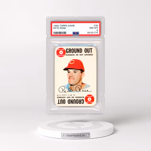 1968 Topps Game #30 Pete Rose (PSA 8 NM-MT)