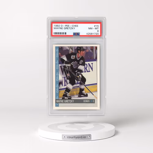 1992 O-Pee-Chee #15 Wayne Gretzky (PSA 8 NM-MT)