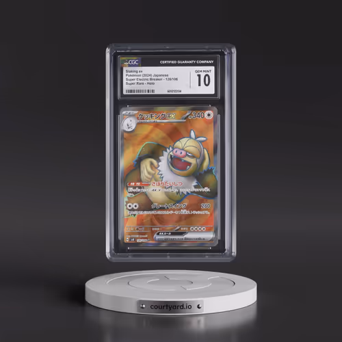 2024 Super Electric Breaker - sv8 #126/106 Slaking ex - Super Rare Holo (CGC 10 GEM MINT)