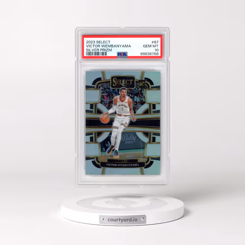 2023 Panini Select #87 Victor Wembanyama - Silver Prizm (PSA 10 GEM MINT)