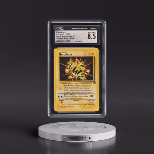 1999 Black Star Promos #2 Electabuzz - Mewtwo Strikes Back (CGC 8.5 NM-MT+)