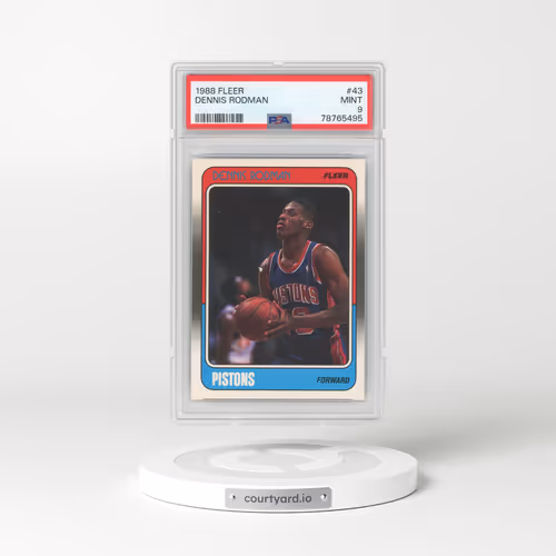 1988 Fleer #43 Dennis Rodman (PSA 9 MINT)