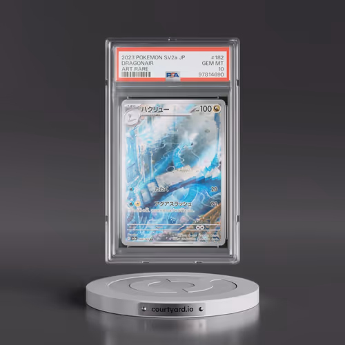 2023 Pokémon Sv2a-Pokémon 151 #182 Dragonair - Art Rare (PSA 10 GEM MINT)