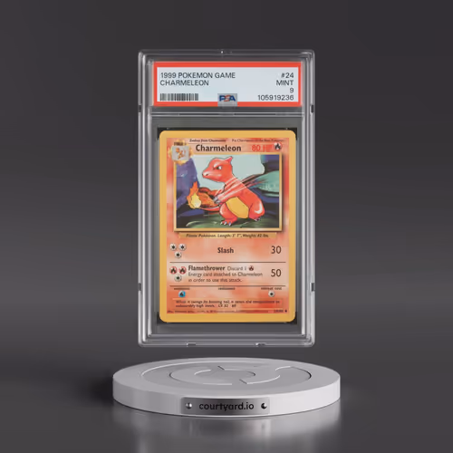 1999 Pokémon Game #24 Charmeleon (PSA 9 MINT)