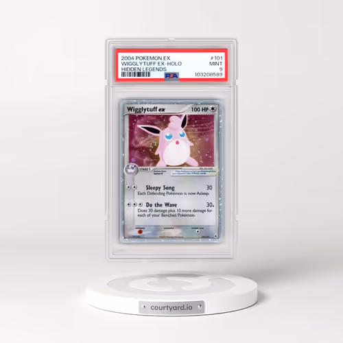 2004 Pokémon EX Hidden Legends #101 Wigglytuff EX - Holo Holo (PSA 9 MINT)