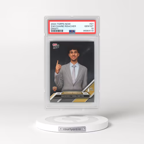 2024 Topps Now Draft #D1 Zaccharie Risacher (PSA 10 GEM MINT)