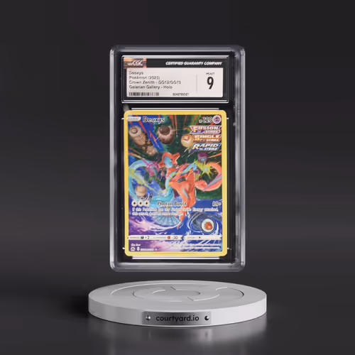 2023 Crown Zenith #GG12/GG70 Deoxys - Galarian Gallery Holo (CGC 9 MINT)