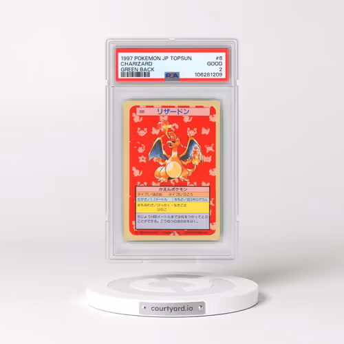 1997 Pokémon Topsun #6 Charizard - Green Back (PSA 2 GOOD)