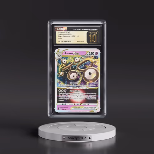 2022 Silver Tempest #066/195 Unown VSTAR - Holo (CGC 10 PRISTINE)