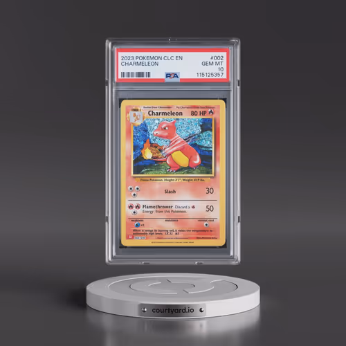 2023 Pokémon Clc-Trading Card Game Classic Charizard & HO-Oh EX Deck #002 Charmeleon (PSA 10 GEM MIN