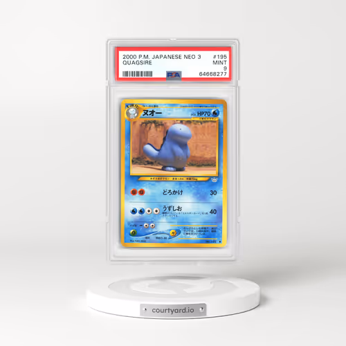 2000 Japanese Neo 3 #195 Quagsire (PSA 9 MINT)