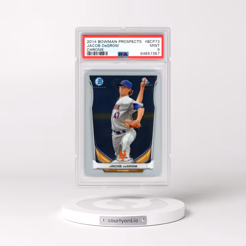 2014 Bowman Prospects #BCP73 Jacob DeGrom - Chrome (PSA 9 MINT)