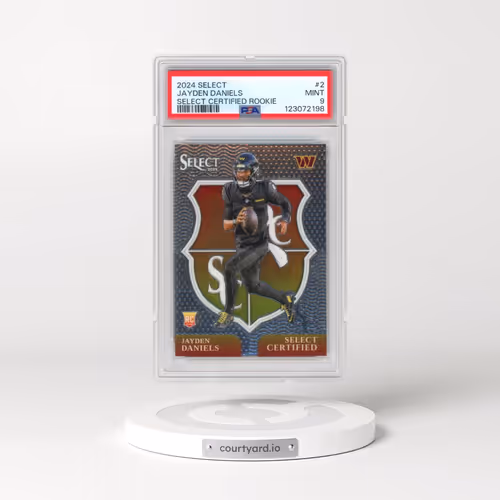 2024 Panini Select Select Certified Rookies #2 Jayden Daniels (PSA 9 MINT)
