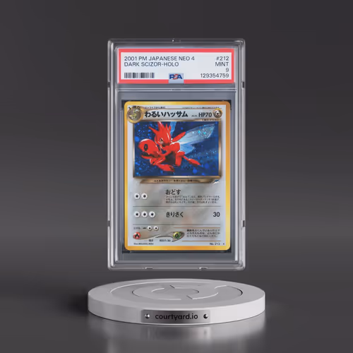 2001 Pokémon Neo 4 #212 Dark Scizor - Holo (PSA 9 MINT)