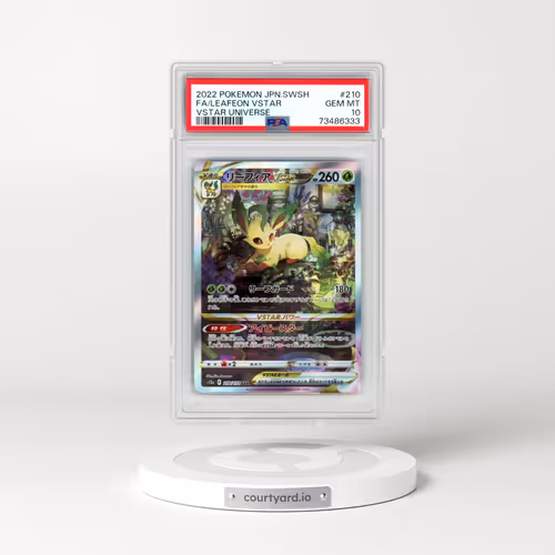 2022 Pokémon Sword & Shield Vstar Universe #210 Leafeon Vstar - Full Art (PSA 10 GEM MINT)