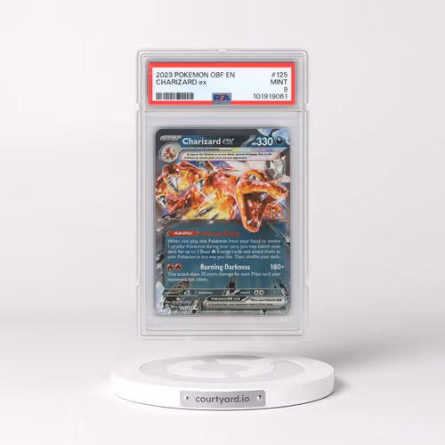 2023 Pokémon Obf EN-Obsidian Flames #125 Charizard EX - Holo (PSA 9 MINT)