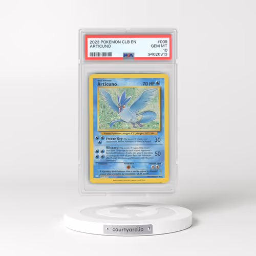 2023 Pokémon Clb-Trading Card Game Classic Blastoise & Suicune EX Deck #009 Articuno (PSA 10 GEM MINT)