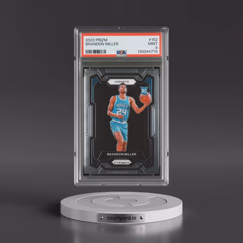 2023 Panini Prizm #152 Brandon Miller (PSA 9 MINT)