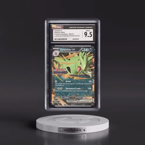 2024 Prismatic Evolutions - PRE EN #064/131 Tyranitar ex - (Prismatic Evolutions Stamp) Lucario ex &