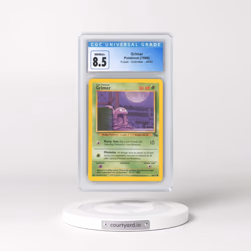 1999 Fossil #48/62 Grimer (CGC 8.5 NM-MT+)