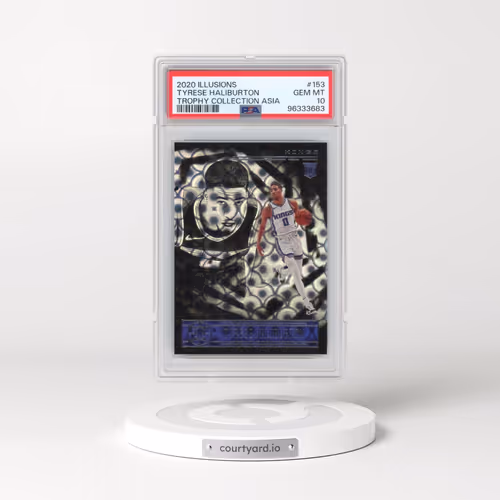 2020 Panini Illusions #153 Tyrese Haliburton - Trophy Collection Asia (PSA 10 GEM MINT)