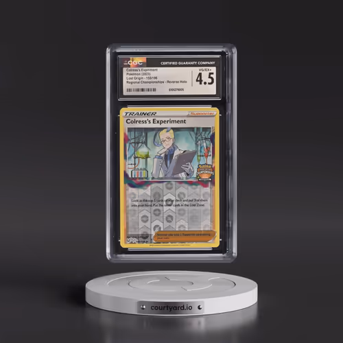 2022 Lost Origin #155/196 Colress's Expiriment - Reverse Holo Regional Championships (CGC 4.5 VG-EX+