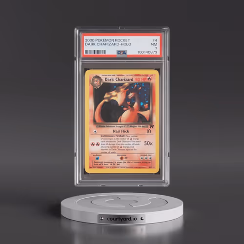 2000 Pokémon Rocket #4 Dark Charizard - Holo (PSA 7 NM)