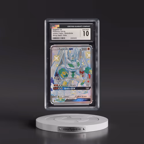 2019 Hidden Fates #SV65/SV94 Zygarde GX - Shiny Vault Holo (CGC 10 GEM MINT)