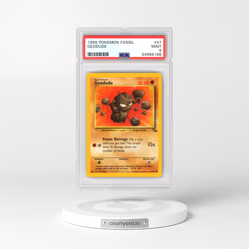 1999 Pokémon Fossil #47 Geodude (PSA 9 MINT)